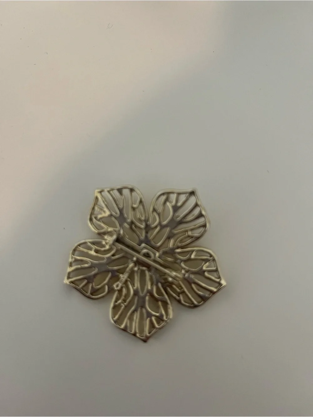Gerry’s Gold Floral Filigree Brooch - Women’s Flower Pin